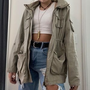 vintage H&M beige jacket